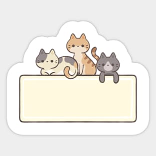 Cat Miaw Sticker